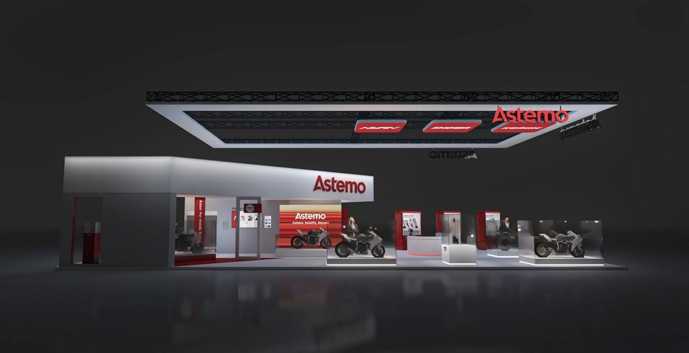 Rendition of exhibition booth
