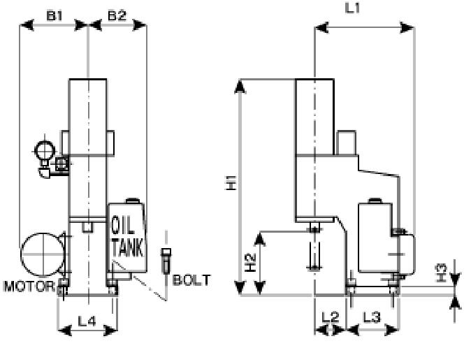 figure : Press unit Specifications / Outline1
